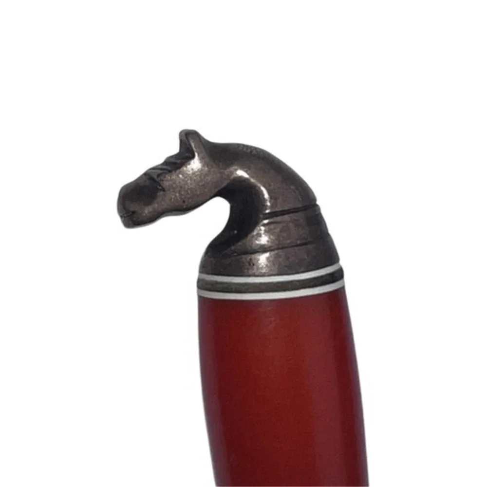 Vintage Iisakki Jarvenpaa Finnish Puukko Knife Horse Head Pommel Galalith Handle
